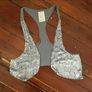 💎RARE 💎{F P ONE} Bohemian sequins vest